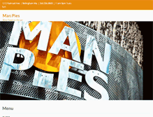 Tablet Screenshot of manpies.com